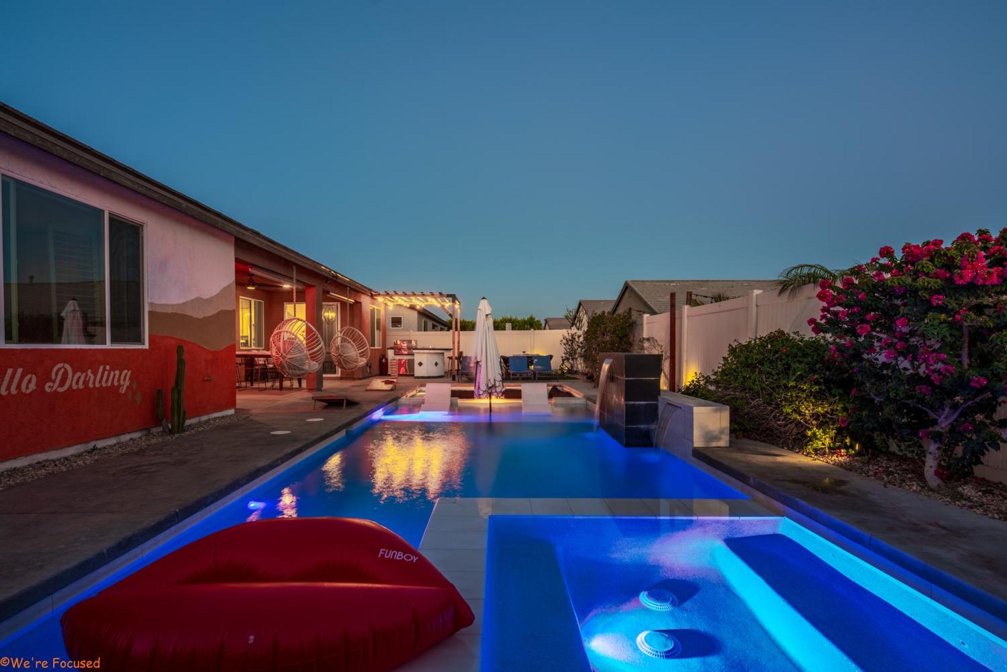 5Br3B Pool, 2Mi To Fstvals, Ev Chrgr, Gym, Games Villa Indio Exterior photo